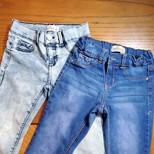 *SOLD*GIRLS JORDACHE SKINNY JEANS LOT SIZES 7 & 8